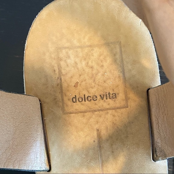 DOLCE VITA West Black Nubuck Dual Ankle Strap Sandals $150 MSRP Size 9 - Picture 6 of 8